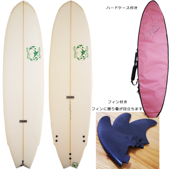 double bubble 中古ファンボード 6`10 deck/bottom bno96291029a