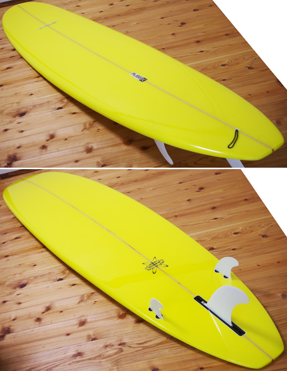 RUSS-K 中古ロングボード 9`2 deck/bottom-detail bno96291036b