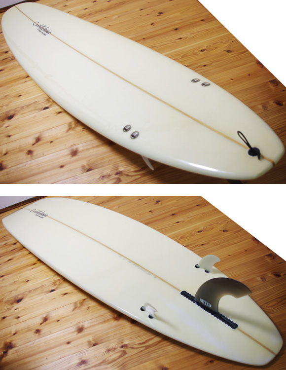 CARDIFF CLASSIC 中古ロングボード 9`2 deck/bottom-detail bno96291043b