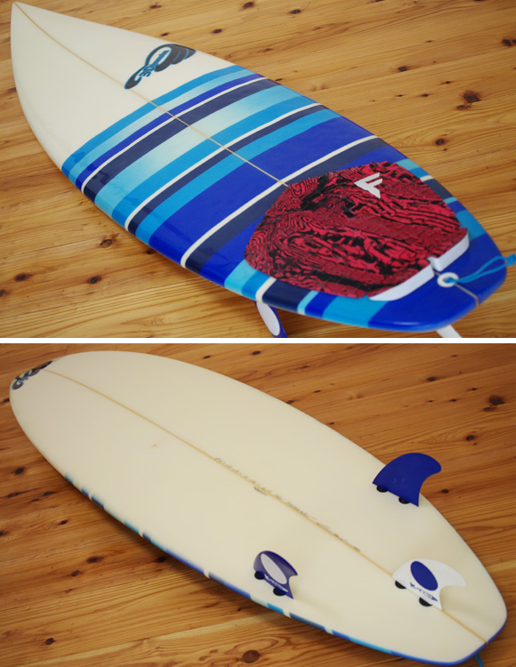 3Dimension LA 中古ショートボード 5`11 deck/bottom-detail bno96291056b