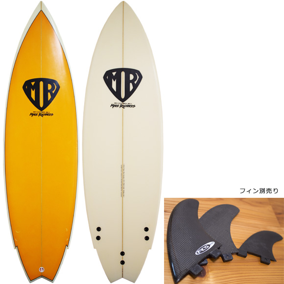 MARK RICHARDS SUPER TWIN 中古ショートボード 5`11 deck/bottom bno96291057a