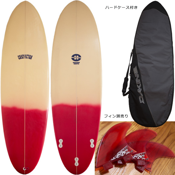 CRAZY ACTION 中古ファンボード 6`8 deck/bottom bno96291065a