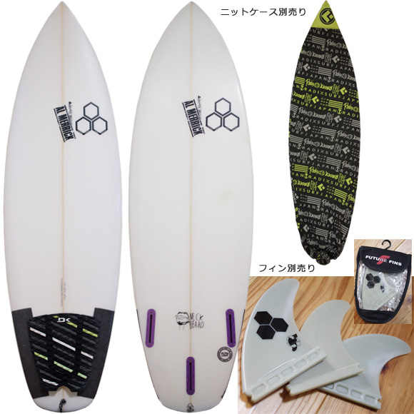 ALMERRIC The Neck Beard 中古ショートボード 5`7 deck/bottom bno96291066a