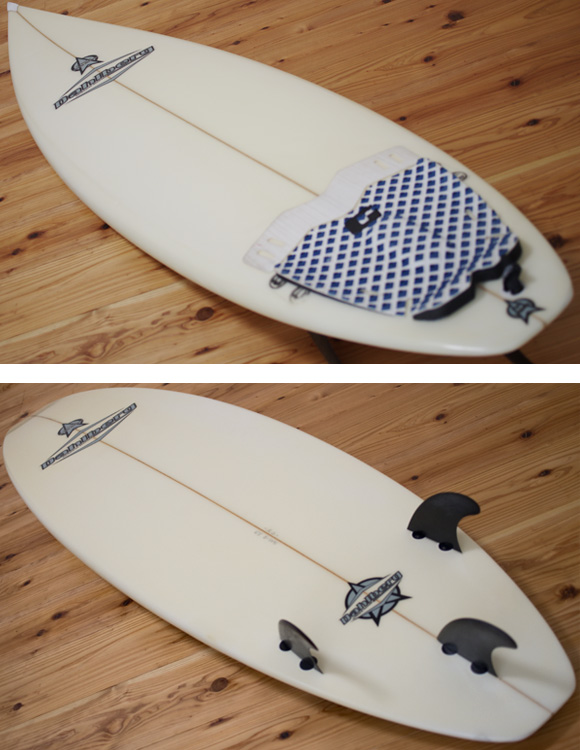 Dahlberg 中古ショートボード 6`3 deck/bottom-detail bno96291067b