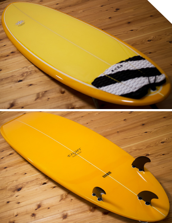 EIGHT 中古ファンボード 7`6 deck/bottom-detail bno96291070b