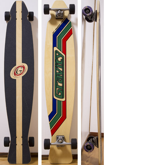 GRAVITY Hyper-Carve 47 中古スケートボード deck/bottom-detail bno96291072a