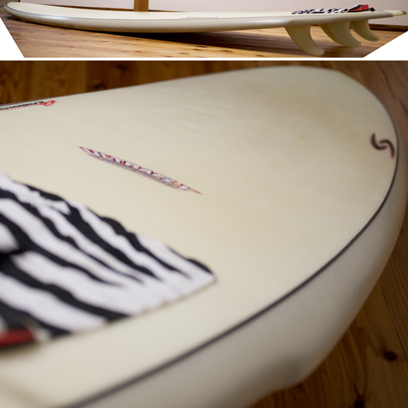 RANDY FRENCH SURFTECH ULTRAFLEX QUADFISH 中古ファンボード 7`8 deck-condition bno96291078c