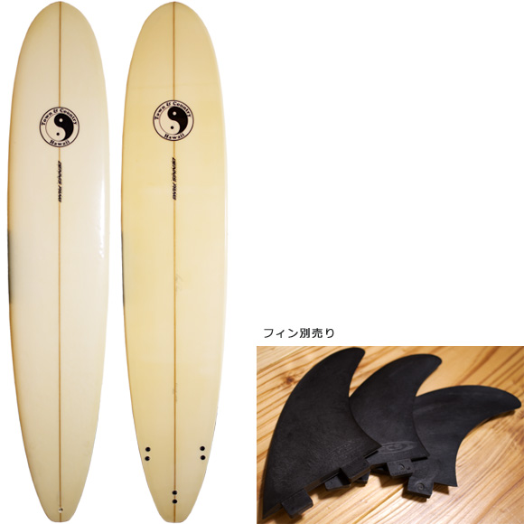 タウンアンドカントリー Dennis Pang 中古ロングボード 9`0 deck/bottom  bno96291079a