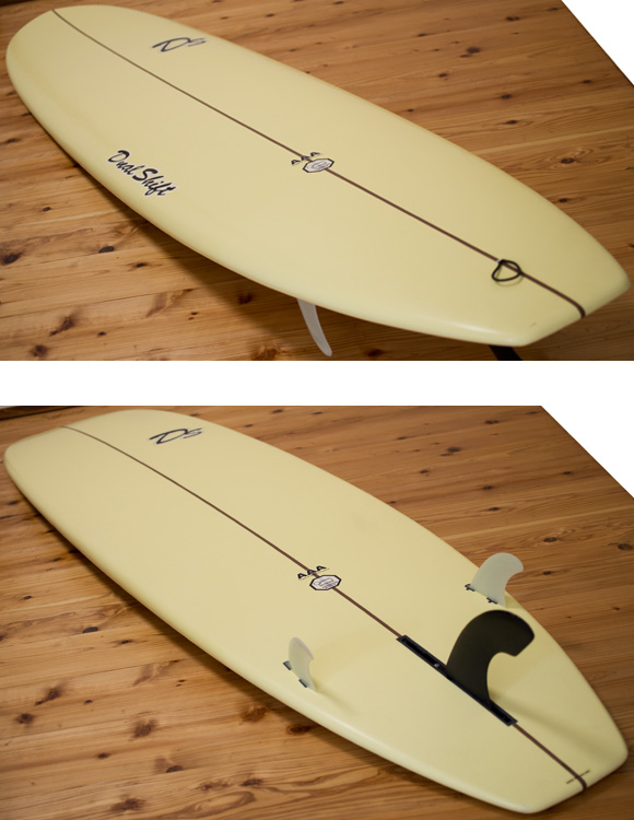 DUAL SHIFT EPS 中古ファンボード 8`0  deck/bottom-detail bno96291080b