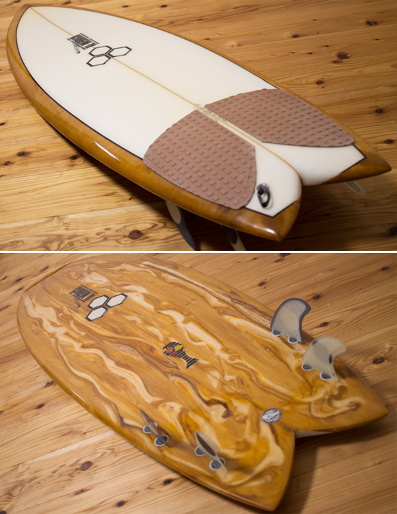 ALMERRIC FISHCUIT 中古ショートボード 5`6 deck/bottom-detail bno96291081b