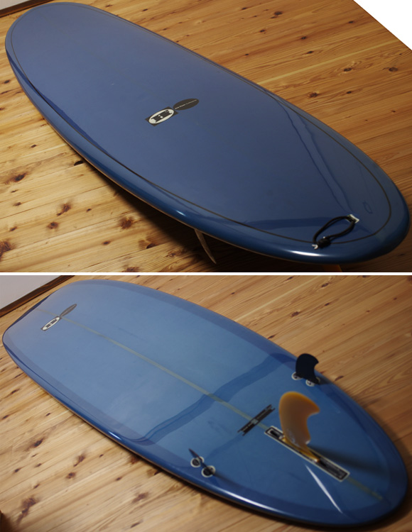 Hot Flash Surfboards 中古ロングボード 9`2 deck/bottom-detail bno96291085b