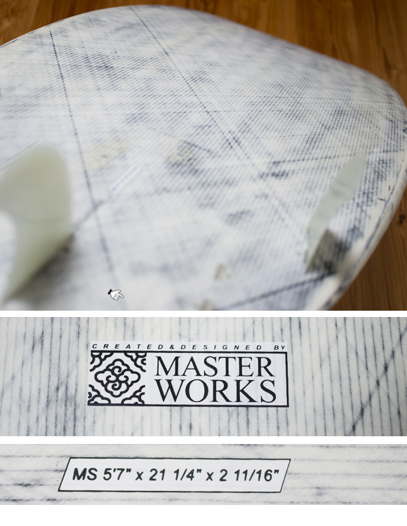 MASTER WORKS 中古ショートボード 5`7 condition bno96291088e