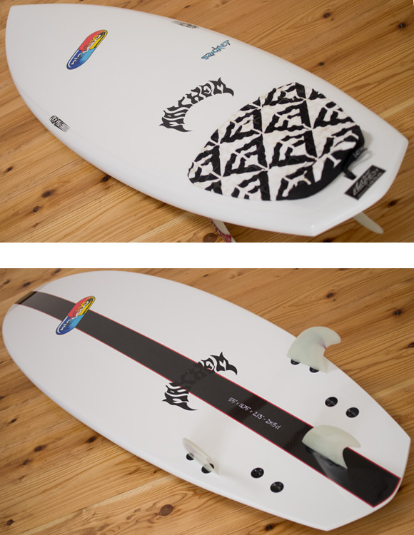 Placebo ROCKET 中古ショートボード 5`5 deck/bottom-detail bno96291096b