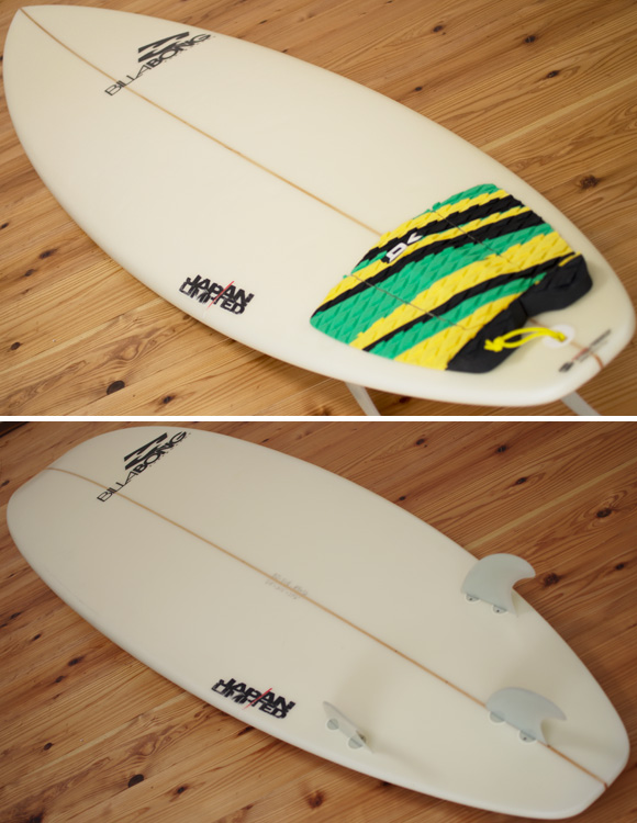 Billabong BJ-LIMITED 中古ファンボード 6`8 deck/bottom-detail bno96291098b