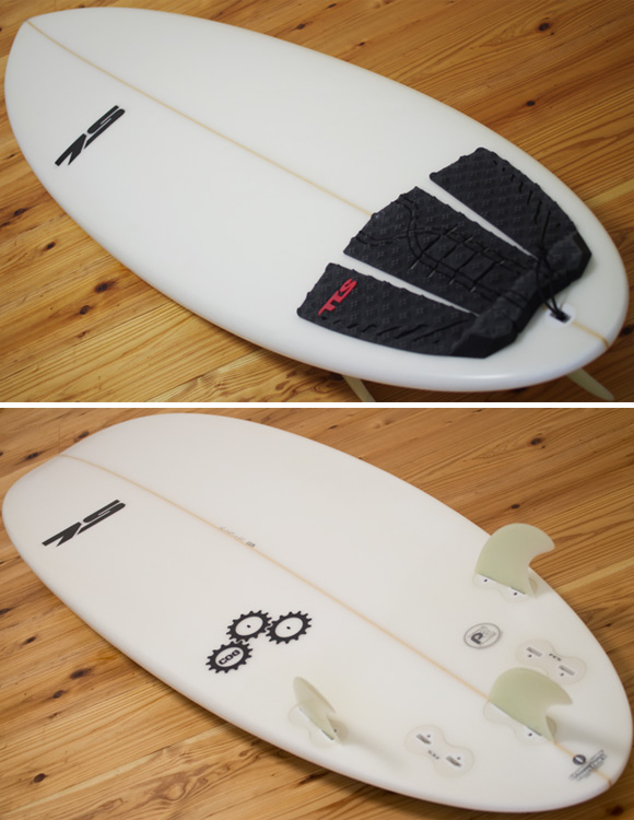 7S COG 中古ショートボード 5`6 deck/bottom-detail bno96291100b