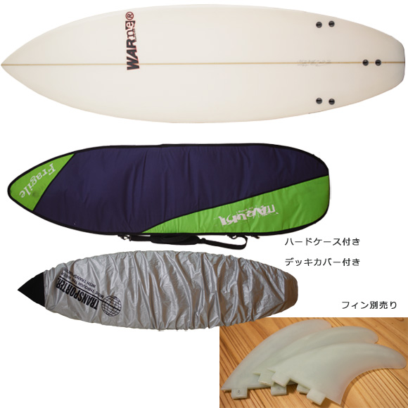 Warner BANDIT 中古ショートボード 6`0 bottom/ボードケース bno96291102a