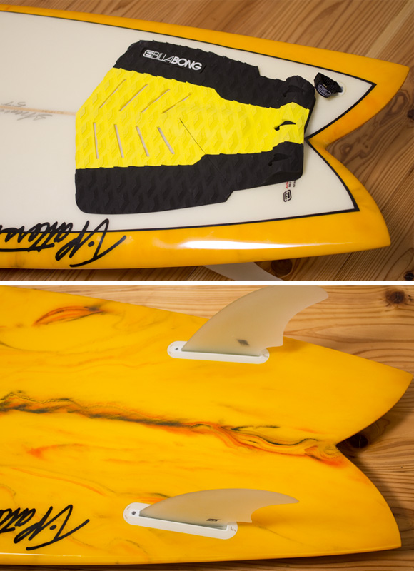 Billabong ティミーパターソン 中古レトロツイン 5`7 fin/tail bno96291105d