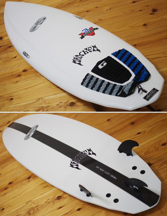 Placebo V3 ROCKET 5`9 中古ショートボード deck/bottom-detail bno96291113b