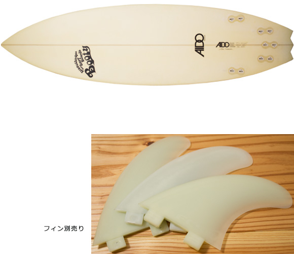 AIDO HORNET EPS 中古ショートボード 5`11 bottom/付属品 bno96291126a