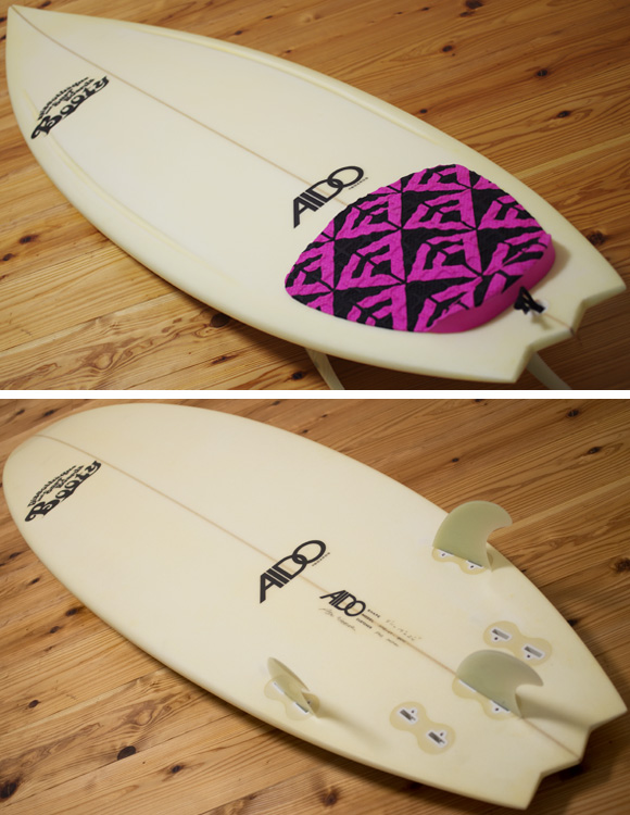 AIDO HORNET EPS 中古ショートボード 5`11 deck/bottom-detail bno96291126b