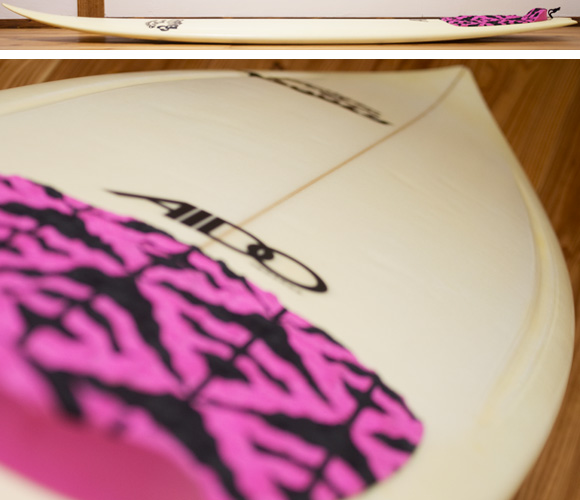 AIDO HORNET EPS 中古ショートボード 5`11 deck-condition bno96291126c