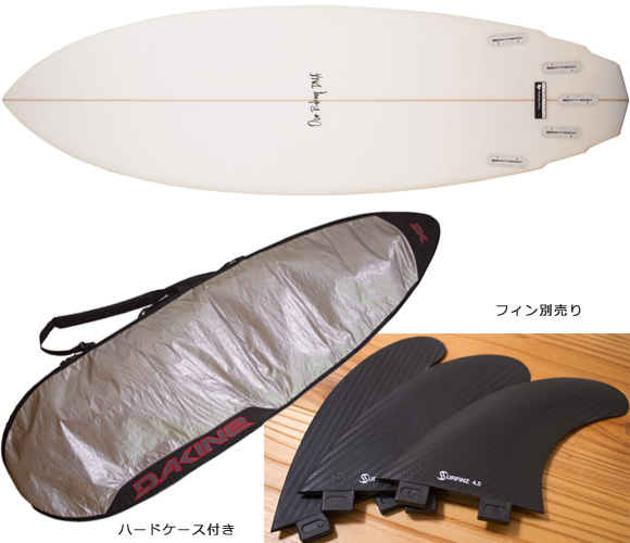 THREE WEATHER TWINGS EPS 中古ショートボード 6`0 bottom/ハードケース bno96291127a