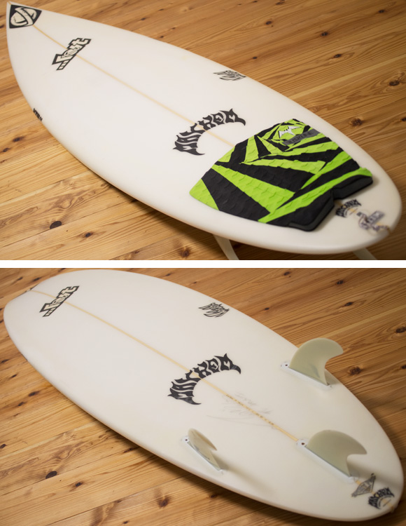 LOST WHIPLASH XTR 中古ショートボード 6`5 deck/bottom-detail bno96291128b