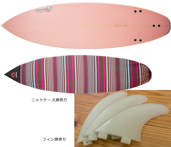 Addiction 中古ショートボード6`0 bottom/ニットケース bno96291143a