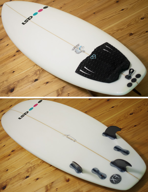 LSD RENEGADE EPS 中古ショートボード 6`4 deck/bottom-detail bno96291144b