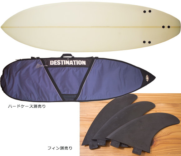 INTRO 中古ショートボード 6`5 bottom/hardcase bno96291150a