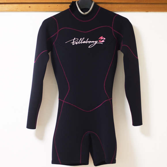 BILLABONG 中古ウェットスーツ ロングスプリング Ladies' M front bno96291160a