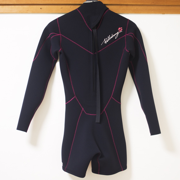 BILLABONG 中古ウェットスーツ ロングスプリング Ladies' M back bno96291160b