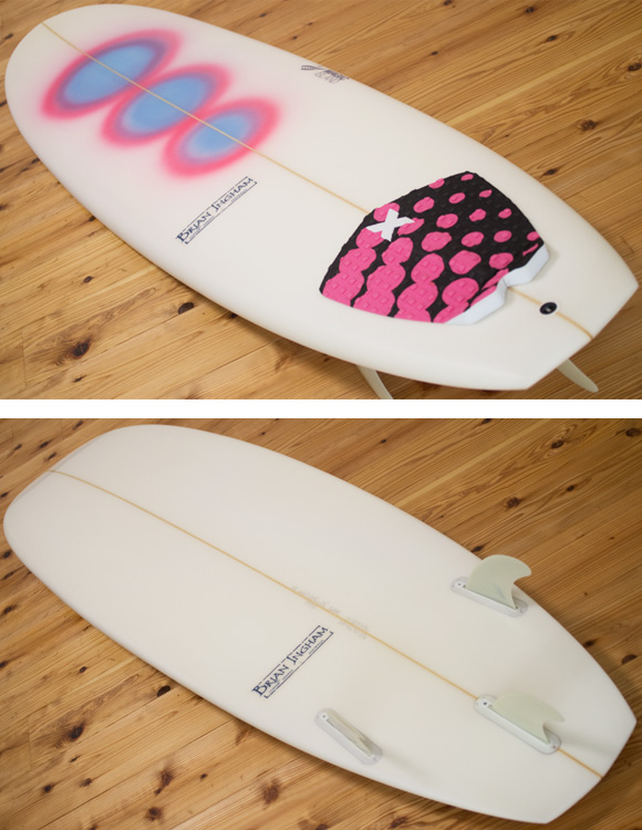 BRIAN INGHAM 中古ファンボード 6`6 deck/bottom-detail bno96291163b