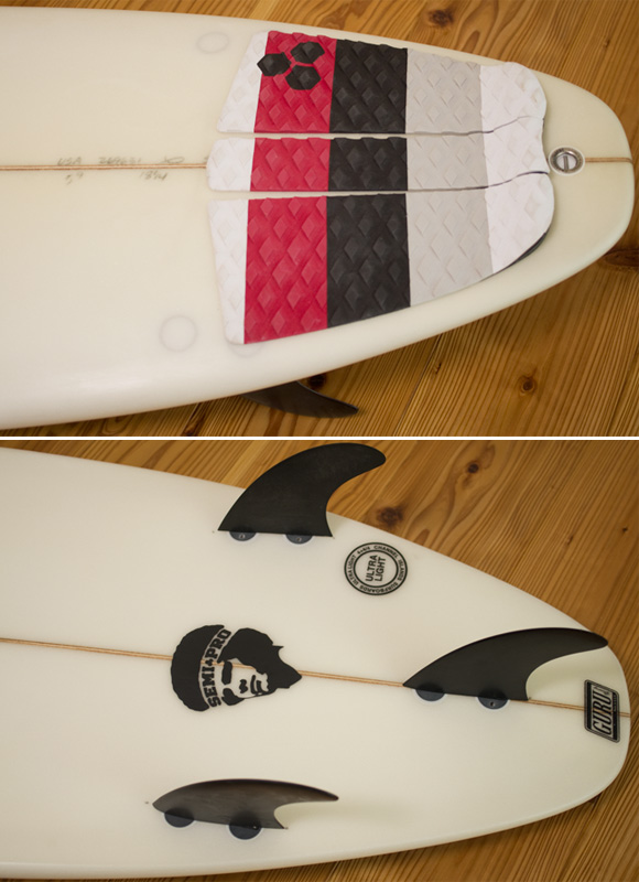 ALMERRIC Semi Pro 中古ショートボード 5`9 fin/tail bno96291180d