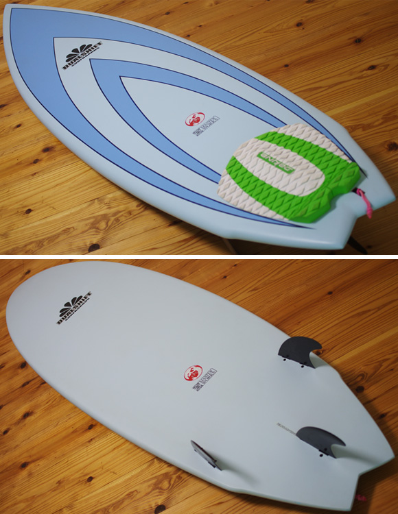 DUALSHIFT EPS 中古ショートボード 5`10 deck/bottom-detail bno96291181b