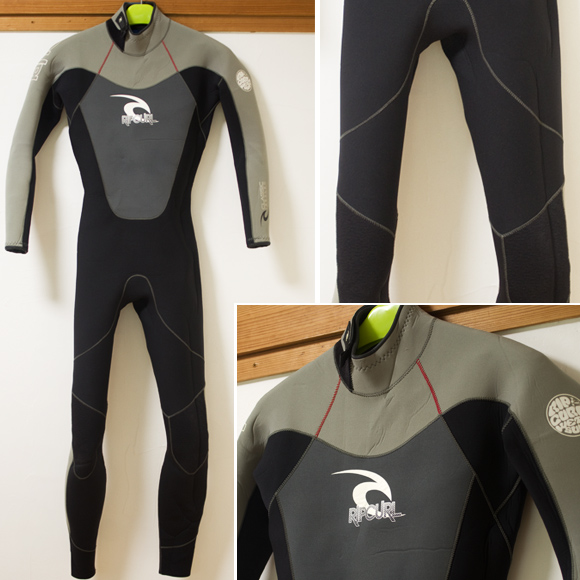 RIP CURL CLASSIC 中古ウェットスーツ 3/2mm フルスーツ front bno96291189a