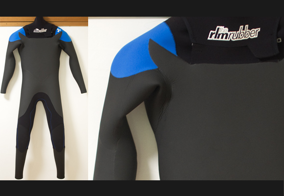 THE RLM RUBBER セミドライ 新品未使用 日本製 The RLM Rubber ウェットスーツ 4mm セミドライスーツ TY