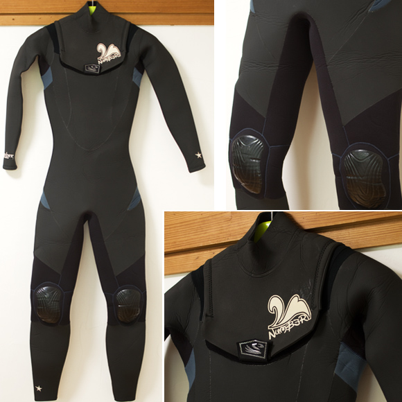 NUMBER rider suits 中古ウェットスーツ  5/3mm セミドライ front bno96291198a