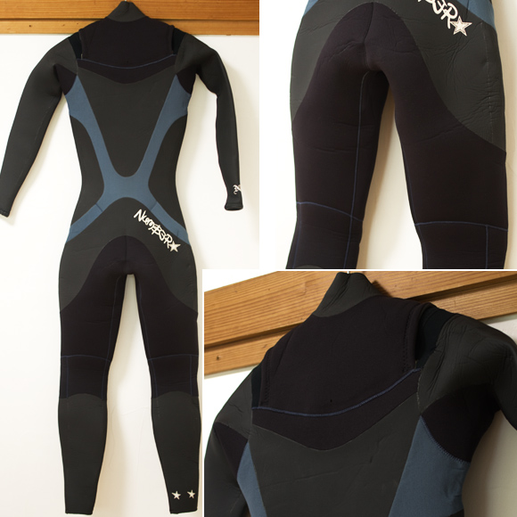 NUMBER rider suits 中古ウェットスーツ  5/3mm セミドライ back bno96291198b