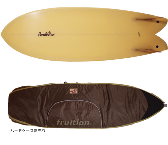 PENDOFLEX FISH 中古フィッシュボード 5`6 bottom/ハードケース bno96291210a