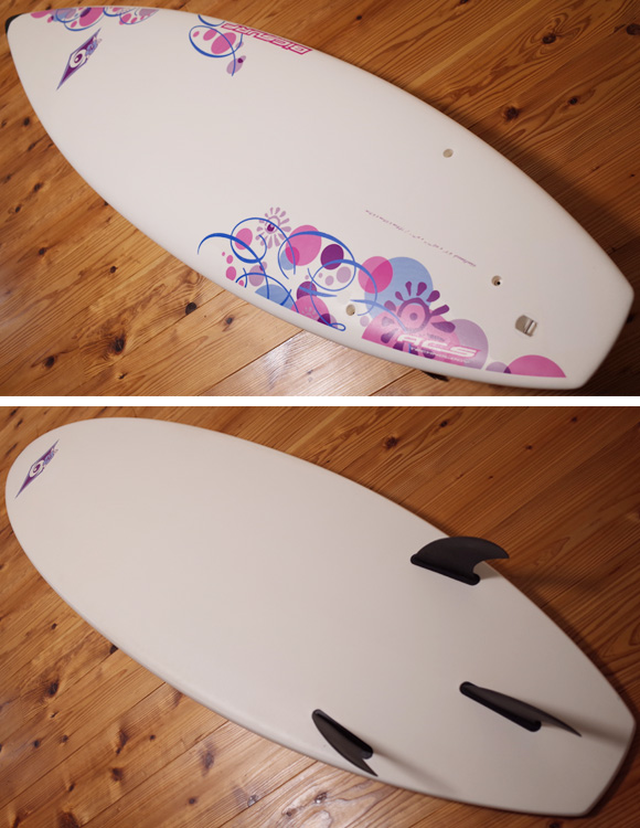 BIC SURF 中古ショートボード 6`7 deck/bottom-detail bno96291220b