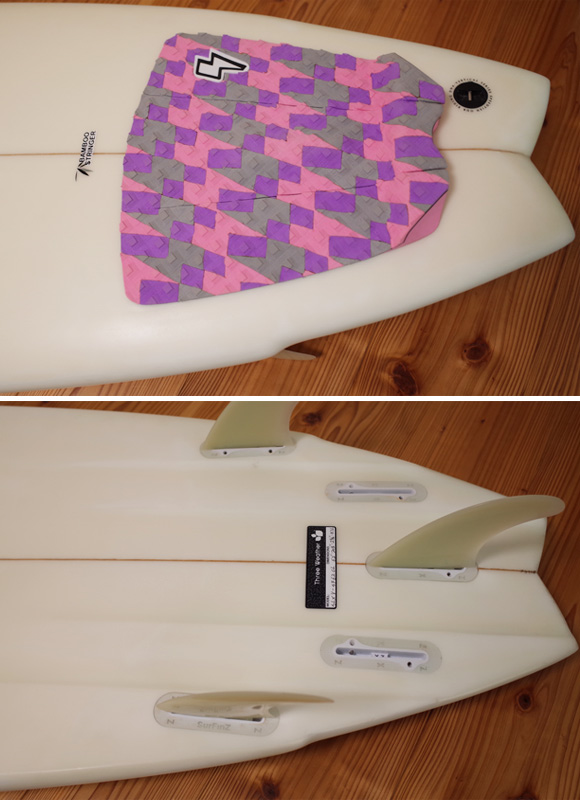 スリーウェザー 中古ショートボード  6'2 5FIN tail  96291244