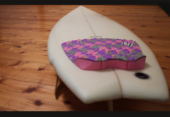 スリーウェザー 中古ショートボード 6'2 5FIN deck-detail 96291244