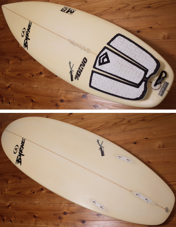 BYRNE 中古ショートボード 5`11 DINO EPS deck/bottom 96291246