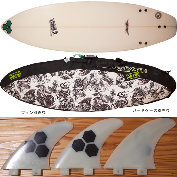 アルメリック Flyer-F 中古ショートボード 5`11 FIN/ハードケース 96291249