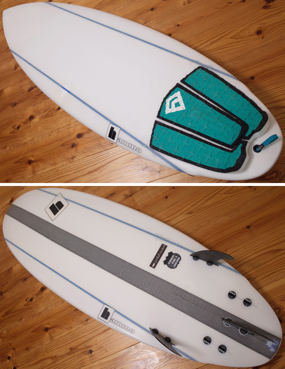 Hammo Pocket Rocket 中古ショートボード 5`4 deck/bottom No.96291250