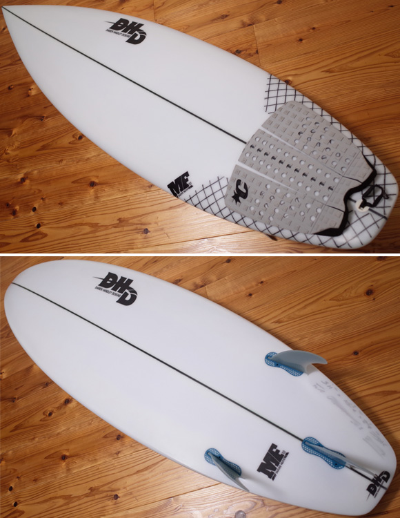 DHD 中古ショートボード 5`11 MF DUCKS NUTS deck/bottom No.96291258