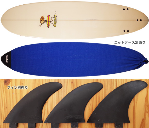 HONEY BUNS 中古ファンボード7`6 fin/ニットケース No.96291262