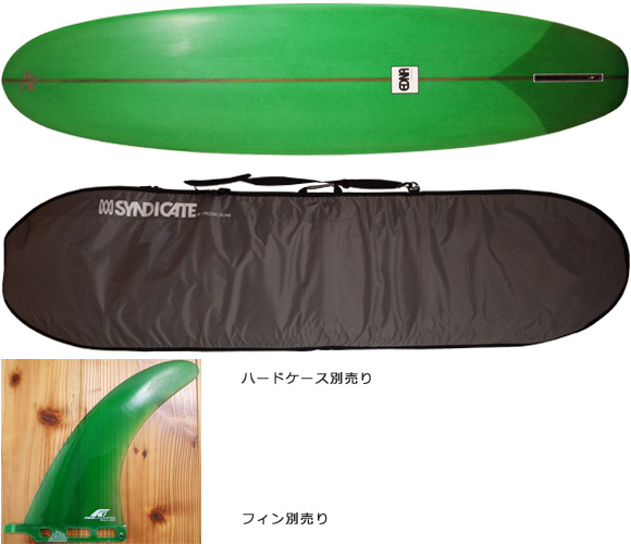 EDNA 中古ファンボード「セミロング」 7`11 fin/ハードケース No.96291268