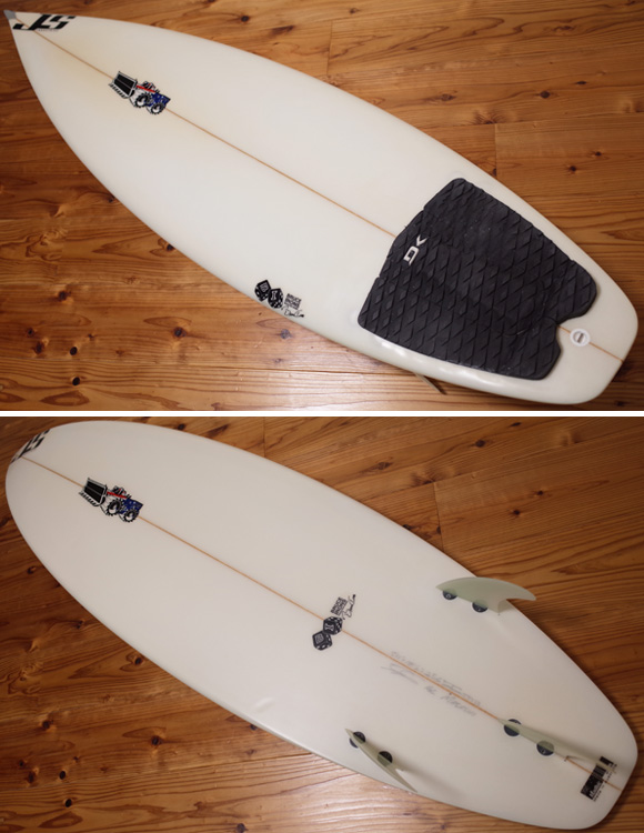 JS industries BRUCE IRONS 中古ショートボード 5`11 deck/bottom No.96291272